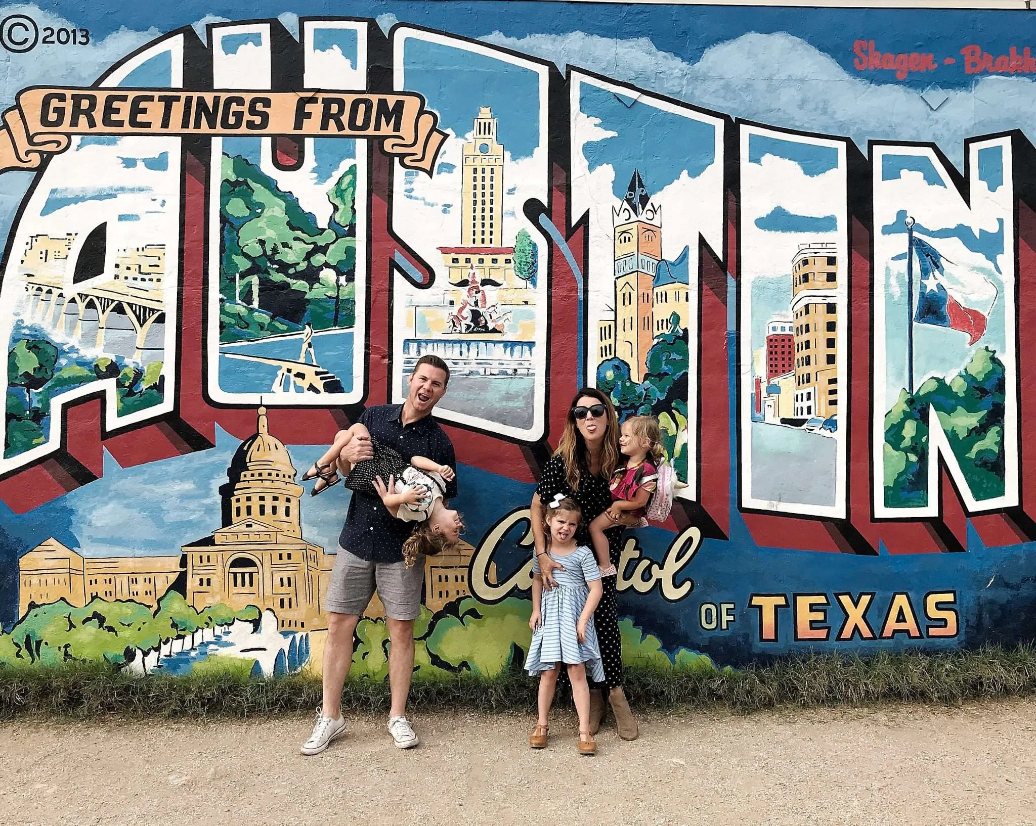 Greetings from Austin Mural